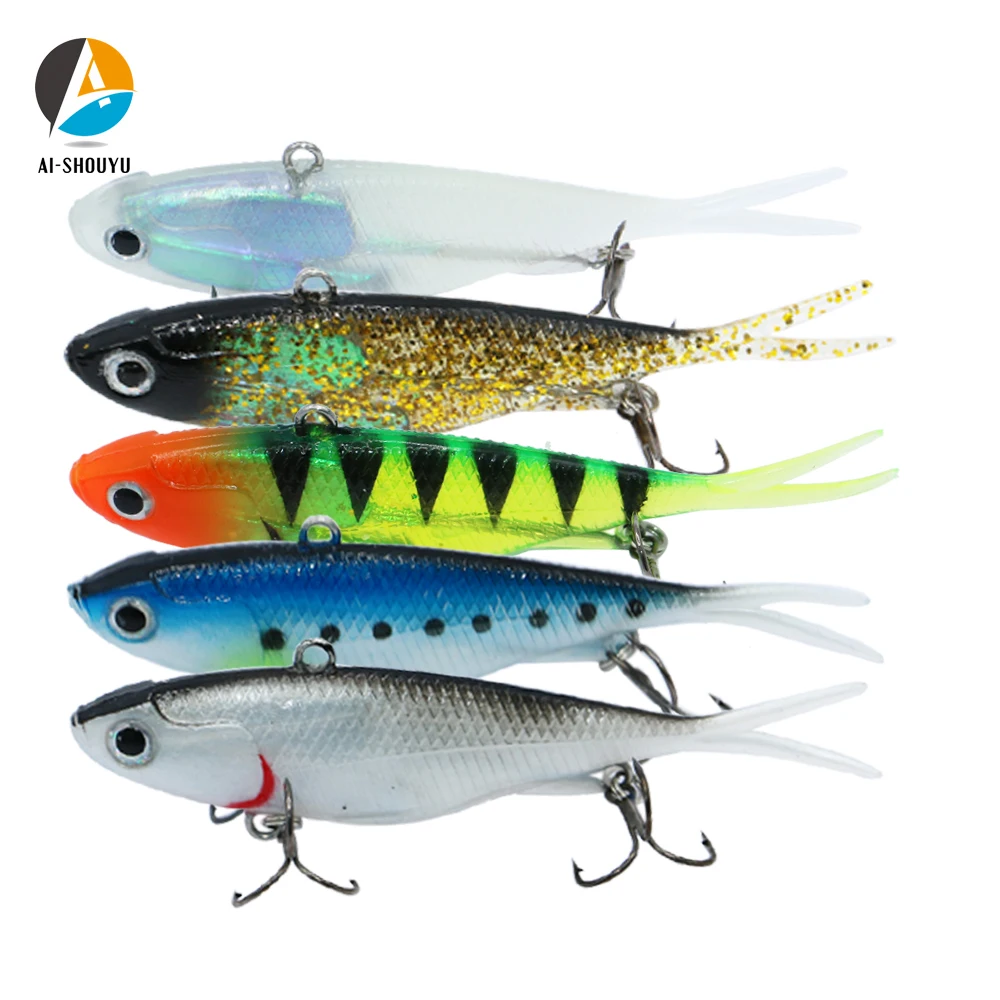 AI-SHOUYU 2pcs Ice Fishing Lure 36g/11.5cm VIB Soft Wobblers Fishing Bait Aritificial Silicone Wrapped Jig lead Fishing Tackle
AI-SHOUYU 2pcs Ice Fishing Lure 36g/11.5cm VIB Soft Wobblers Fishing Bait Aritificial Silicone Wrapped Jig lead Fishing Tackle