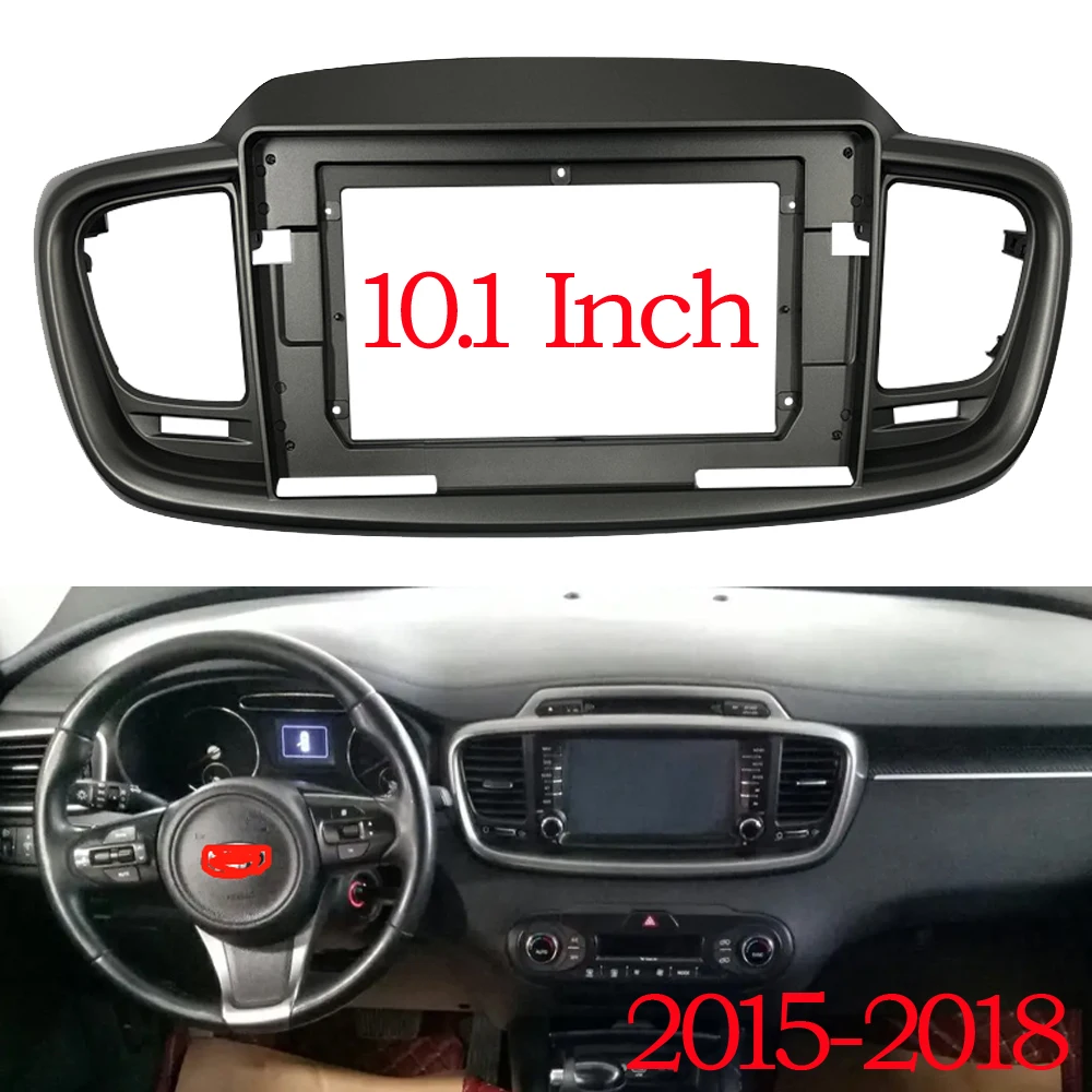 Автомобильная стереомагнитола BYNCG 2 DIN, панель DVD Fascia, комплект отделки, рамка 10,1 дюйма для KIA Sorento 2015-2018, монтажная панель
Автомобильная стереомагнитола BYNCG 2 DIN, панель DVD Fascia, комплект отделки, рамка 10,1 дюйма для KIA Sorento 2015-2018, монтажная панель