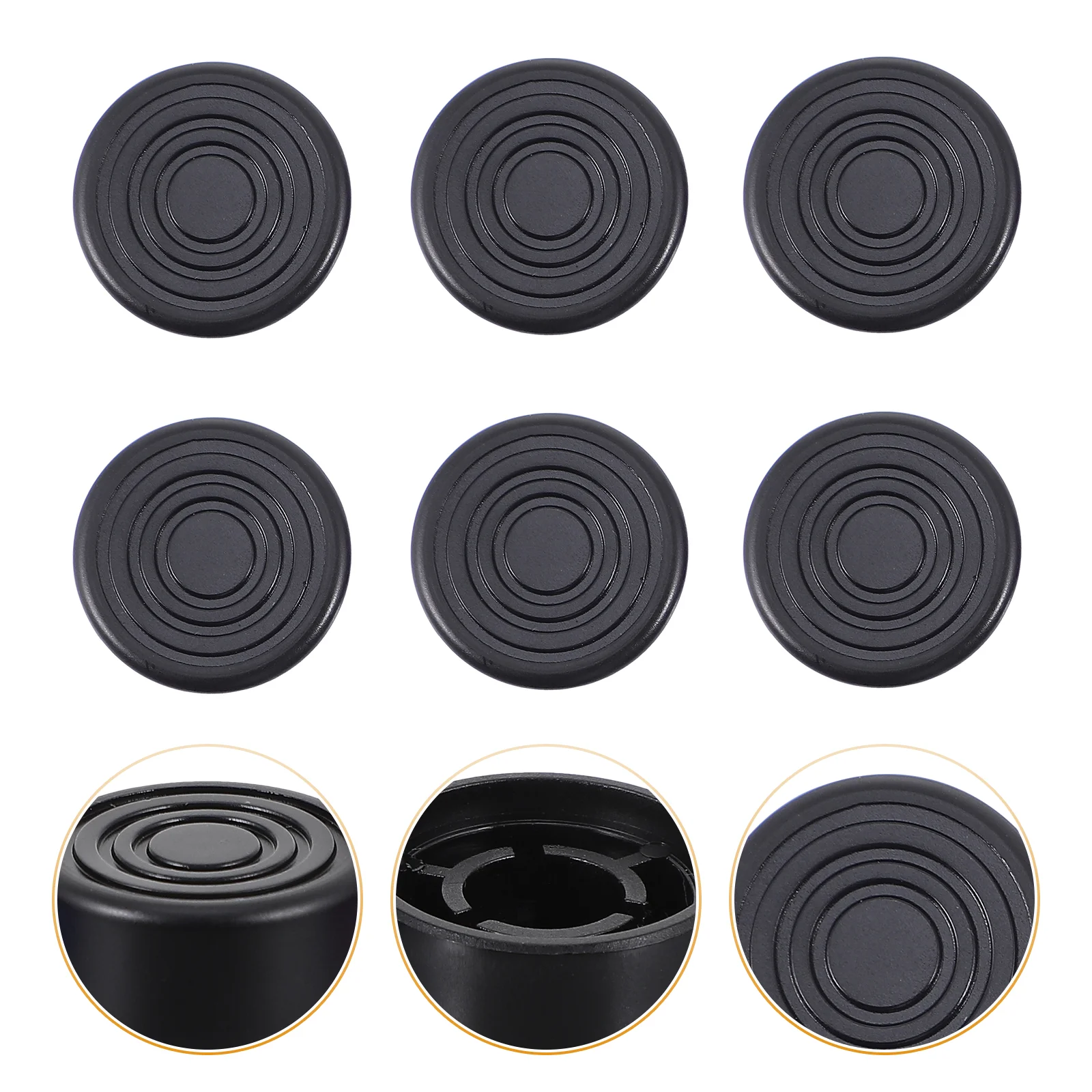 6 Pcs Guitar Knob Black Knobs Protective Pedal Switch Caps Effect Footswitch Toppers Effector Plastic
6 Pcs Guitar Knob Black Knobs Protective Pedal Switch Caps Effect Footswitch Toppers Effector Plastic