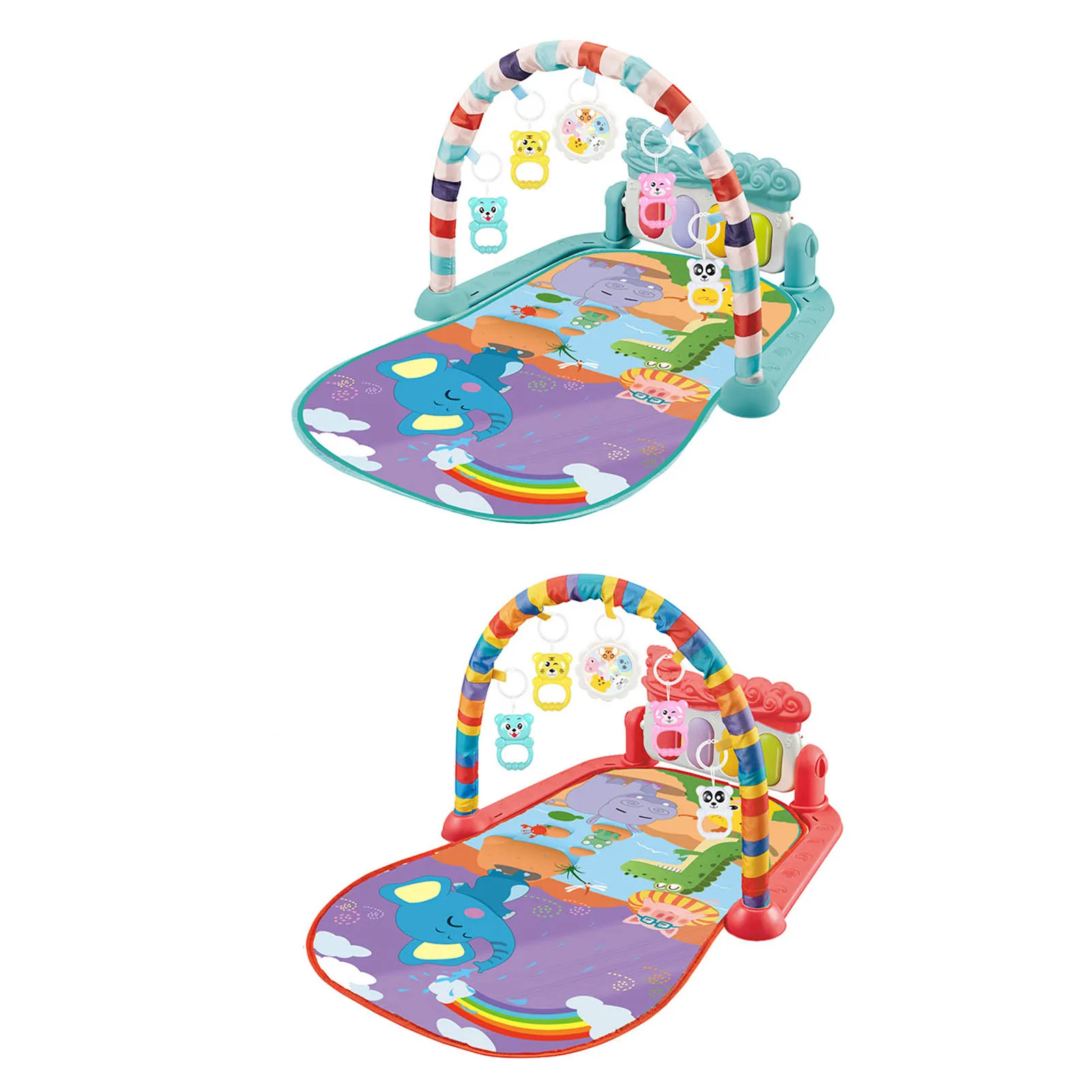 Baby Gym Play Mats Infant Activity Playmat With 5 Colorful Toys Kick And Play Piano Activity Center With Lights Music Baby
Baby Gym Play Mats Infant Activity Playmat With 5 Colorful Toys Kick And Play Piano Activity Center With Lights Music Baby