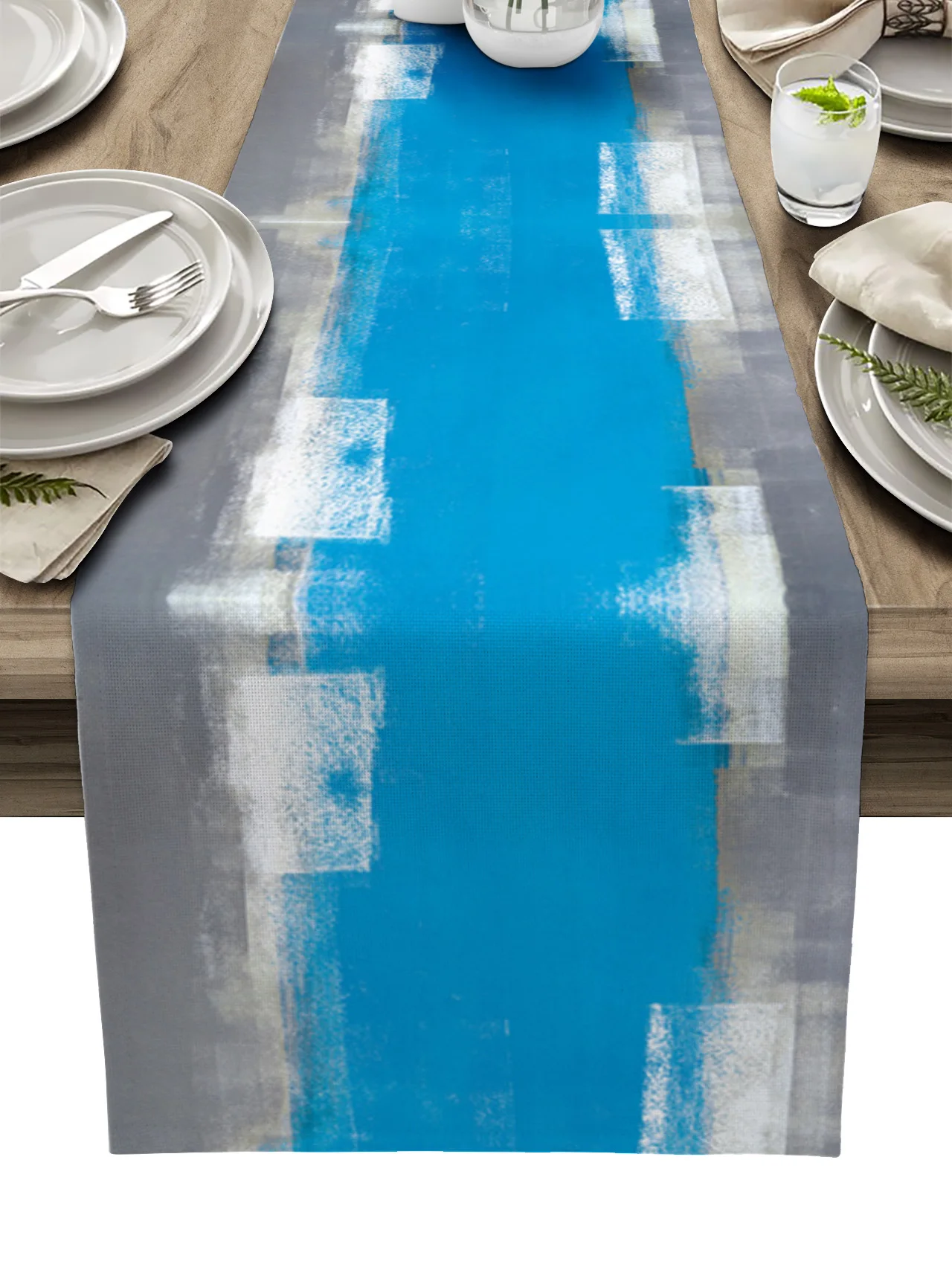 Blue Gray Abstract Art Table Runner Decoration Home Decor Dinner Table Decoration Table Decor
Blue Gray Abstract Art Table Runner Decoration Home Decor Dinner Table Decoration Table Decor