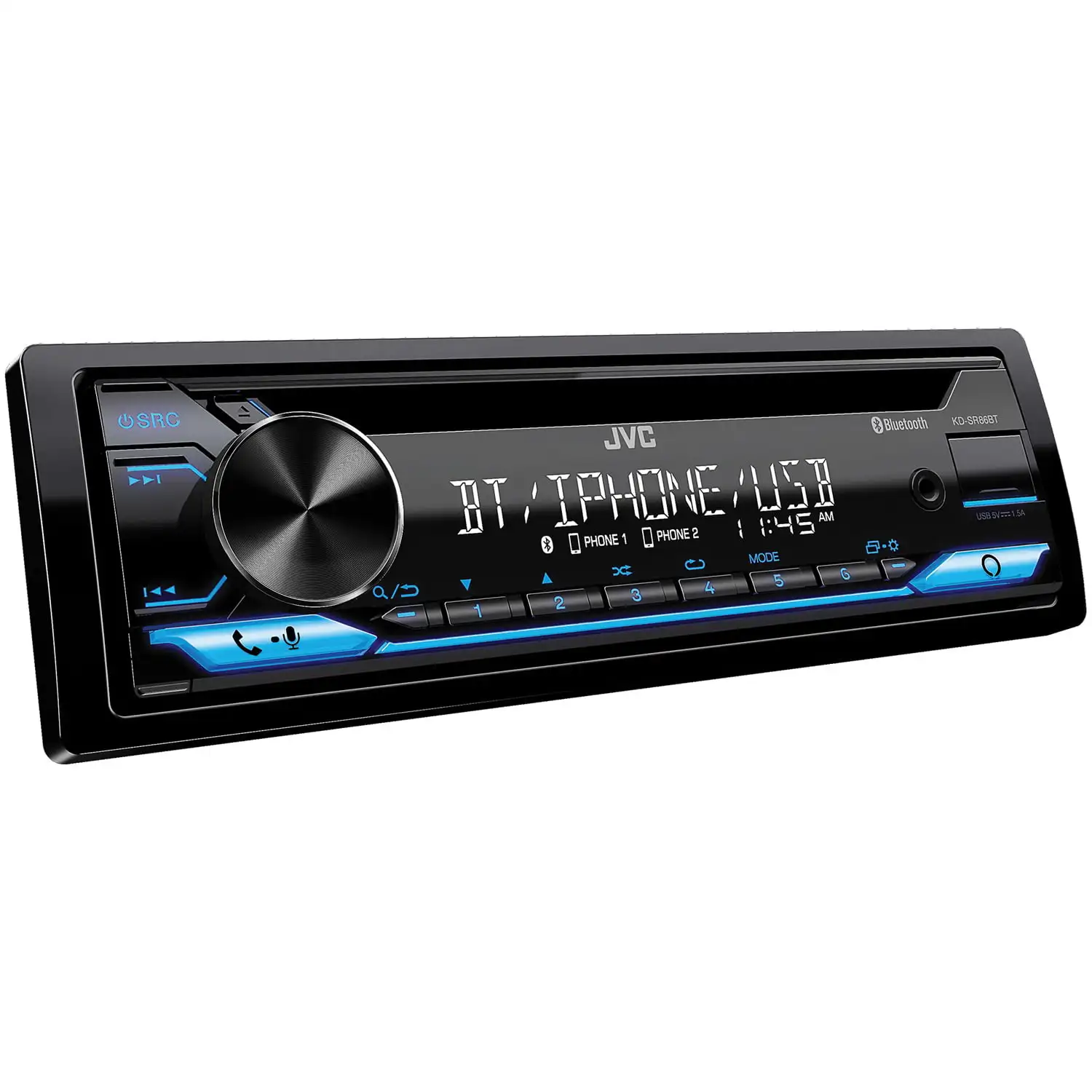 Автомобильный стерео CD-проигрыватель, с усилителем высокой мощности, AM/FM-радио, Bluetooth-аудио, USB, MP3, голосовое управление
Автомобильный стерео CD-проигрыватель, с усилителем высокой мощности, AM/FM-радио, Bluetooth-аудио, USB, MP3, голосовое управление