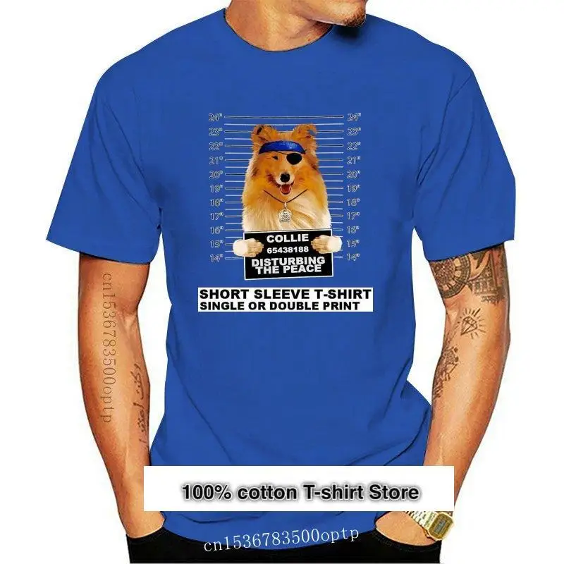 Camiseta de manga corta con estampado de perro Collie Mug Shot, ropa divertida Unisex, Ws771, 2021
Camiseta de manga corta con estampado de perro Collie Mug Shot, ropa divertida Unisex, Ws771, 2021