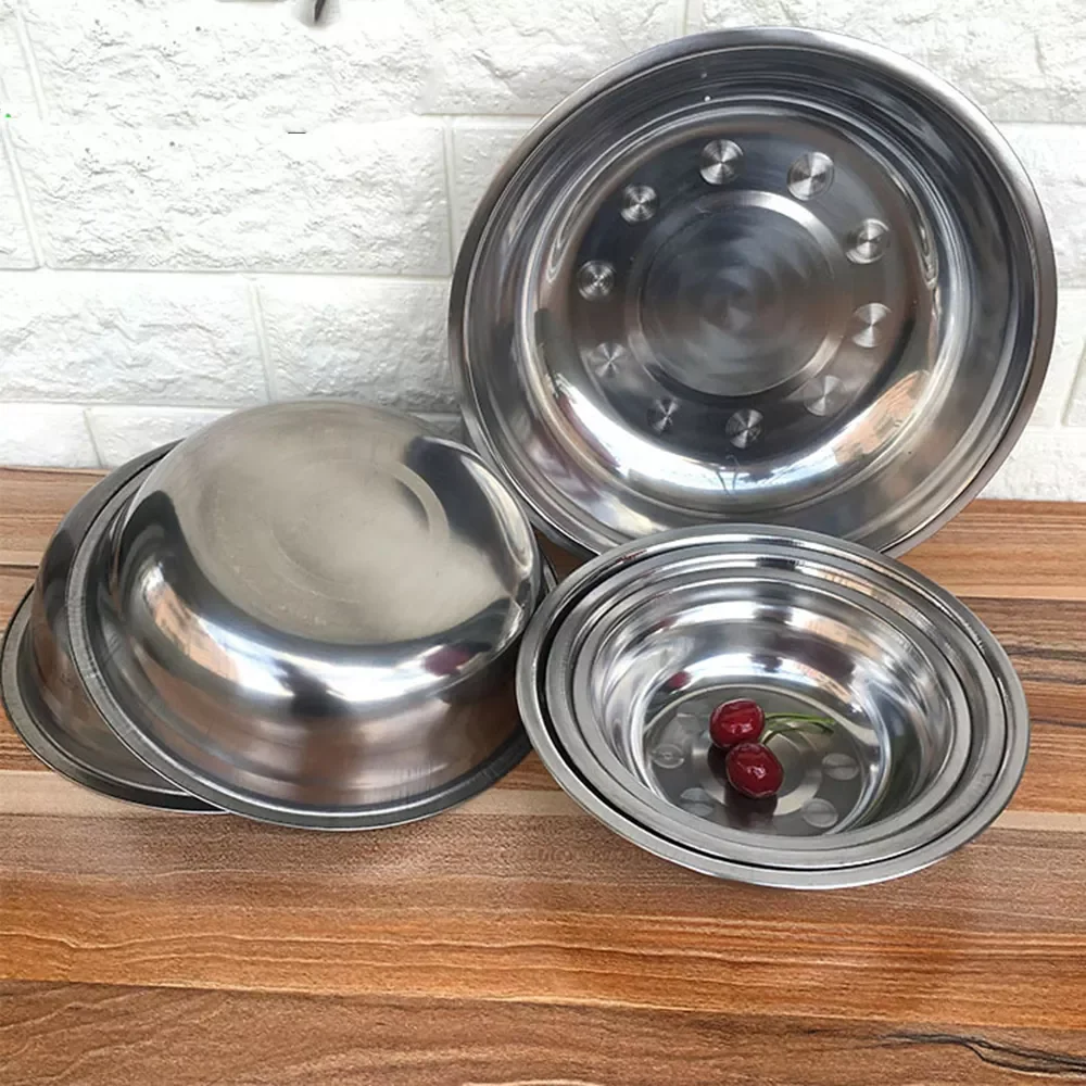 2023NEW 14cm - 24cm Stainless Steel Soup Bowls Multi-function Round Soup Pot Soup Palte Dishes Kitchen Tools 6 different size
2023NEW 14cm - 24cm Stainless Steel Soup Bowls Multi-function Round Soup Pot Soup Palte Dishes Kitchen Tools 6 different size
