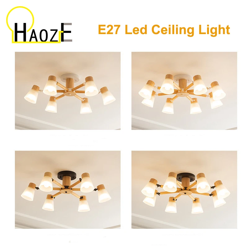 Haoze Wood Led Ceiling Light Chandeliers Living Study Room Led Pendent lights Japanese Rotary Lighting Fixtures
Haoze Wood Led Ceiling Light Chandeliers Living Study Room Led Pendent lights Japanese Rotary Lighting Fixtures