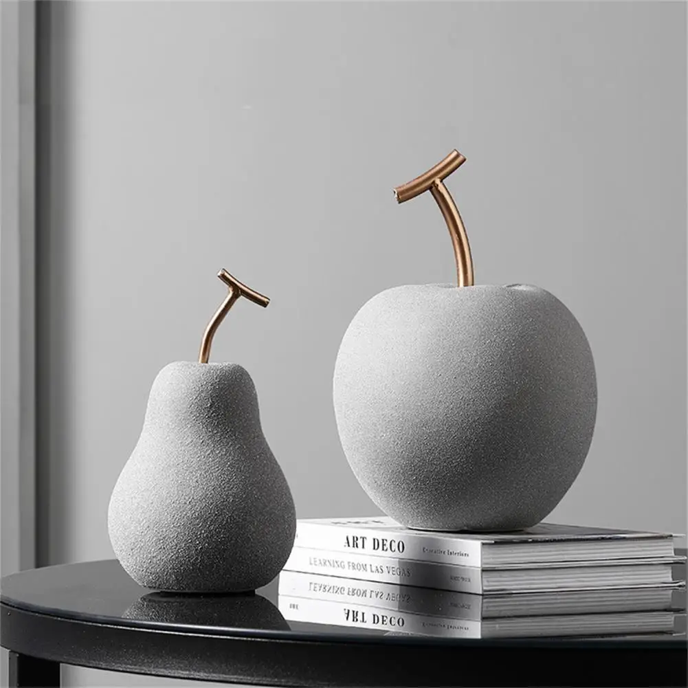 Freestanding Fruit Ornament Smooth Surface Ceramic Nordic Style Apples Figurine for Store Room Decoration Home Decor Sculpture
Freestanding Fruit Ornament Smooth Surface Ceramic Nordic Style Apples Figurine for Store Room Decoration Home Decor Sculpture