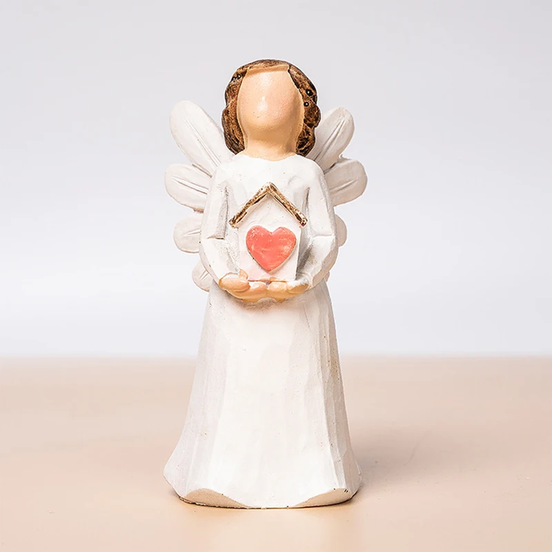 Angel Ornament Friendship Peace Love of Hand Painted Sculpture Resin Decoration Cratf High Quality Trend Handmade Resin Supplies
Angel Ornament Friendship Peace Love of Hand Painted Sculpture Resin Decoration Cratf High Quality Trend Handmade Resin Supplies
