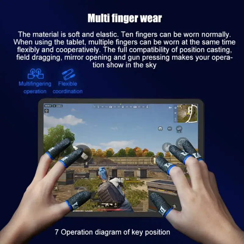 1 Pair Sensitive Touch Screen Fingertip Cover Gloves Breathable Gaming Thumb Gloves For Pubg Mobile Game Finger Sleeves Gaming
1 Pair Sensitive Touch Screen Fingertip Cover Gloves Breathable Gaming Thumb Gloves For Pubg Mobile Game Finger Sleeves Gaming