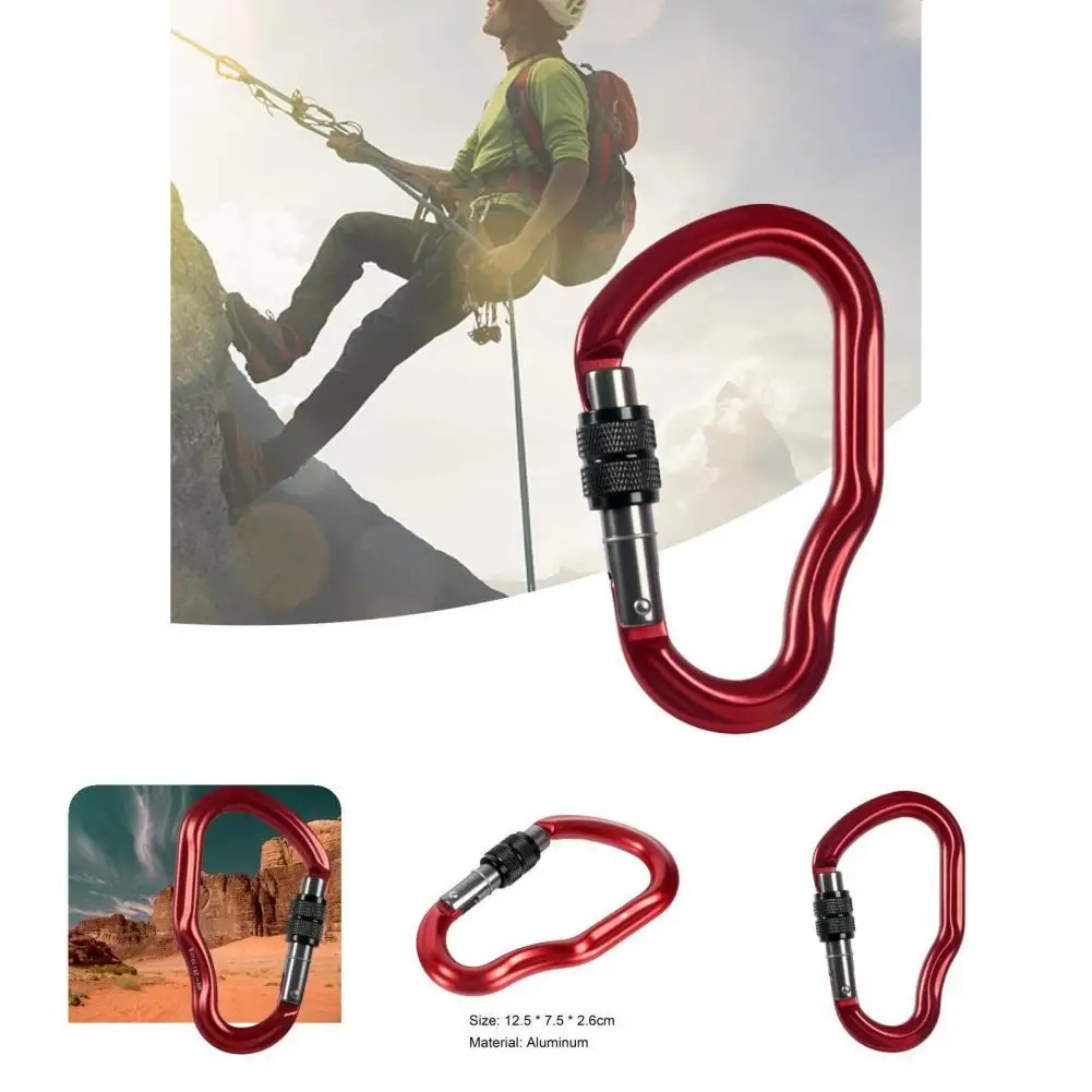 Locking Carabiner Clip Great Versatile Rust-free for Mountaineering Climbing Carabiner Clip Carabiner Clip
Locking Carabiner Clip Great Versatile Rust-free for Mountaineering Climbing Carabiner Clip Carabiner Clip