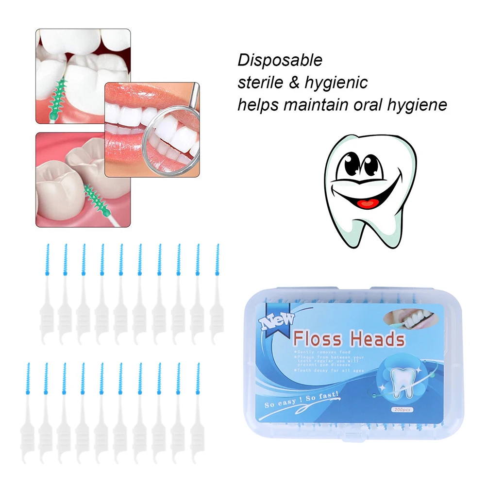 

200Pcs/Set Orthodontics Braces Interdental Brush Clean Between Teeth Toothbrush Dental Cleaning Oral Hygiene Care Tool wholesale