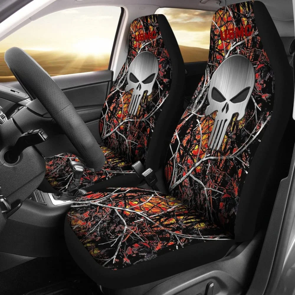 Wildfire Camouflage US Marine Corps Punisher Print Design Car Seat Covers,Pack of 2 Universal Front Seat Protective Cover
Wildfire Camouflage US Marine Corps Punisher Print Design Car Seat Covers,Pack of 2 Universal Front Seat Protective Cover