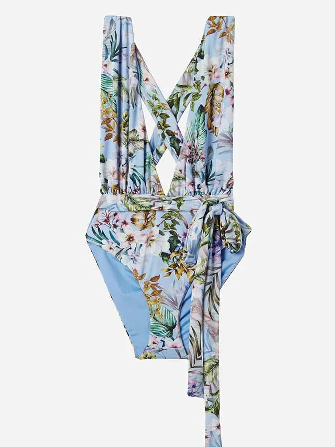 Floral Print Deep V Neck Beachwear 2023 Women's Fashion Swimwear Summer One-Piece Swimsuit Bathing Suits Vacation Sexy / New
Floral Print Deep V Neck Beachwear 2023 Women's Fashion Swimwear Summer One-Piece Swimsuit Bathing Suits Vacation Sexy / New