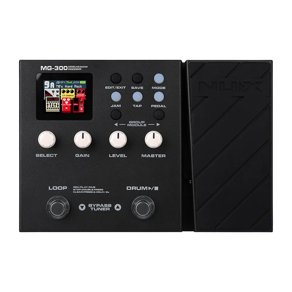 

Modeling Guitar Processor Guitar Multi-Effects Pedal Amp Modeling 56 Drum Beats 60s 24-bit Loop Recording Metronome T