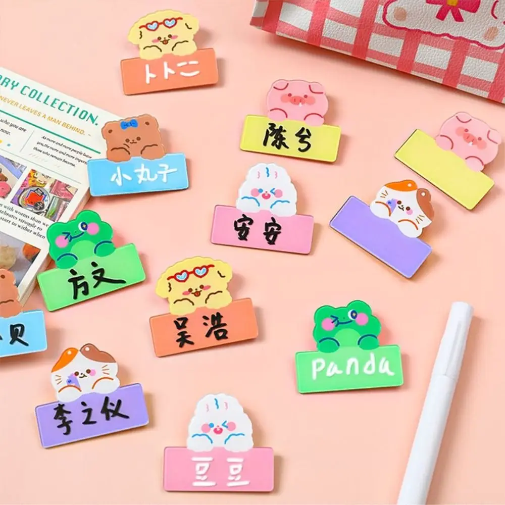 Cute 5Pcs Students For Belongings Children Animal Owner Badge ID Tag Badges Personalized Name Badge Handwriting Badges
Cute 5Pcs Students For Belongings Children Animal Owner Badge ID Tag Badges Personalized Name Badge Handwriting Badges