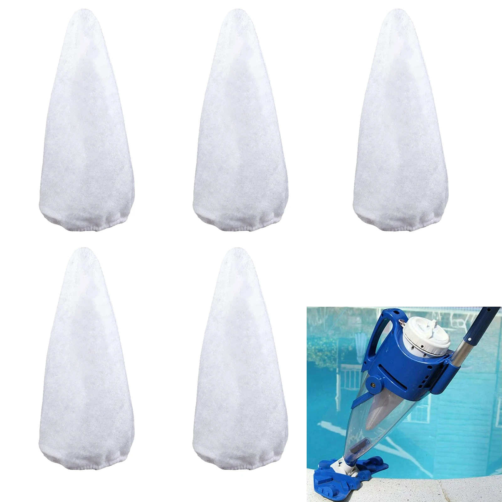 5PC Pool Filter Bag Pool Filter Sand Replacement Bag Reusable Replacement Vacuum Filter Cotton All-Purpose Filter Bag
5PC Pool Filter Bag Pool Filter Sand Replacement Bag Reusable Replacement Vacuum Filter Cotton All-Purpose Filter Bag