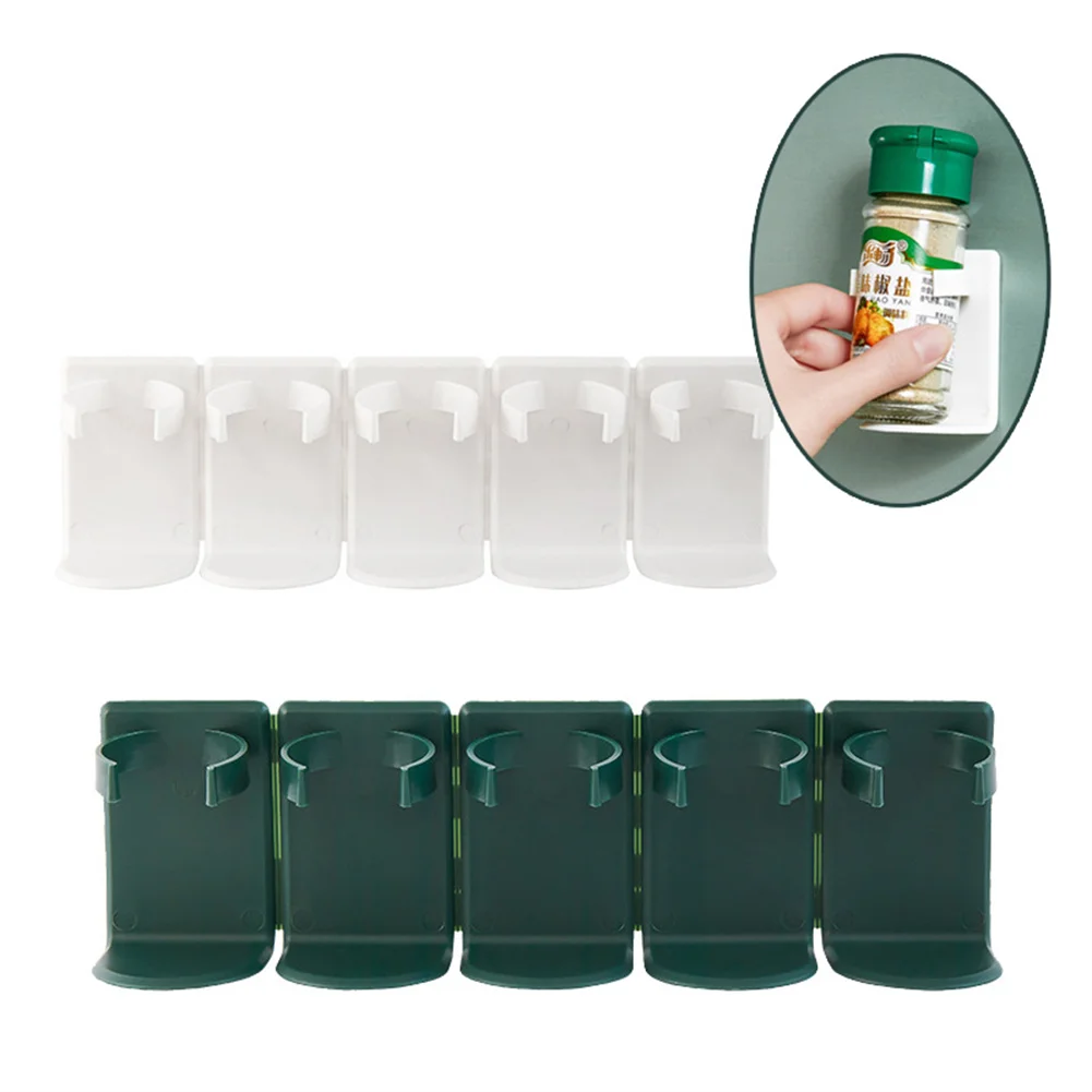 Multi-use Kitchen Adhesive Wall-mounted Spice Jar Holder Clips Spice Bottle Storage Rack Season Bottle Organizer Storage Rack
Multi-use Kitchen Adhesive Wall-mounted Spice Jar Holder Clips Spice Bottle Storage Rack Season Bottle Organizer Storage Rack