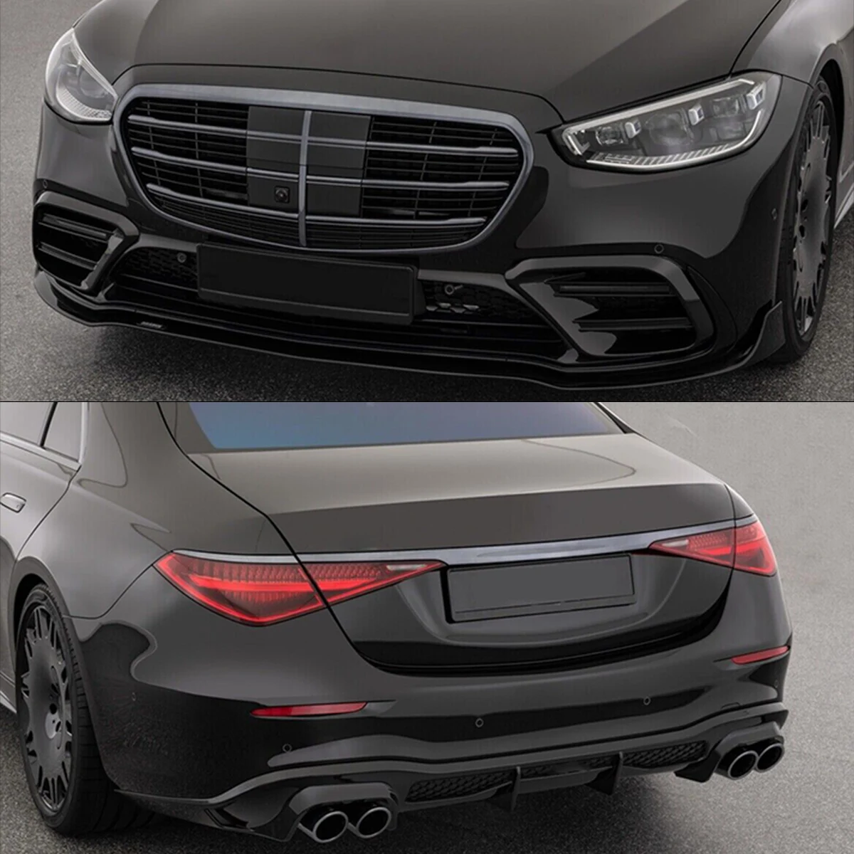 Передняя губа, задний диффузор Bs Style, спойлер для Benz S класса W223 2021-23, наборы тела глянцевого черного цвета
Передняя губа, задний диффузор Bs Style, спойлер для Benz S класса W223 2021-23, наборы тела глянцевого черного цвета