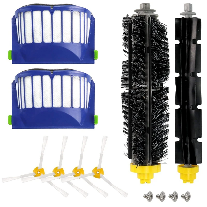 Replacement Roller Brush Side Brushes HEPA Filters For Irobot Roomba 600 Series 630 650 Vacuum Cleaner Accessories
Replacement Roller Brush Side Brushes HEPA Filters For Irobot Roomba 600 Series 630 650 Vacuum Cleaner Accessories