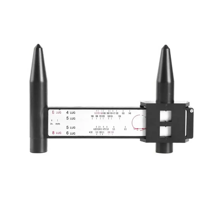 Car Wheel PCDs Ruler 8 Lug Wheel Rim Gauge Black Automotive Wheel/Rim Bolt Pattern Sliding Measuring Gauge Tools PCDs Ruler
Car Wheel PCDs Ruler 8 Lug Wheel Rim Gauge Black Automotive Wheel/Rim Bolt Pattern Sliding Measuring Gauge Tools PCDs Ruler