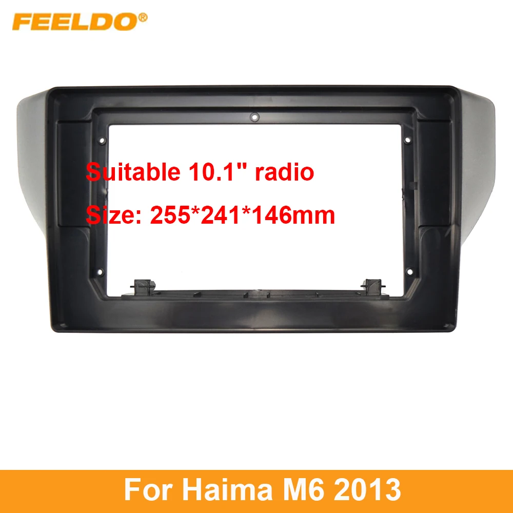 FEELDO Car Audio 10.1" Big Screen Dash Fascia Panel Frame Kit Adapter For Haima M6 2013 Radio Dash Frame
FEELDO Car Audio 10.1" Big Screen Dash Fascia Panel Frame Kit Adapter For Haima M6 2013 Radio Dash Frame