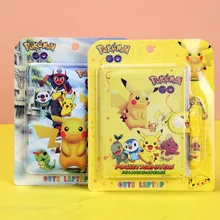 Pokemon Anime Toy Action Figures Pikachu Pen Notebook for Saving Books Pokemon Kids Cute Cartoon Student Writing Books Gift