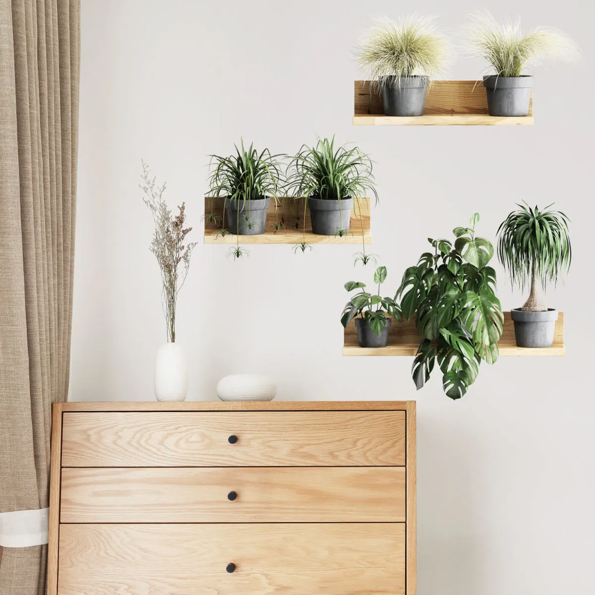 Green plants potted plants three-dimensional living room room background decoration wall stickers wall decoration vinyl
Green plants potted plants three-dimensional living room room background decoration wall stickers wall decoration vinyl