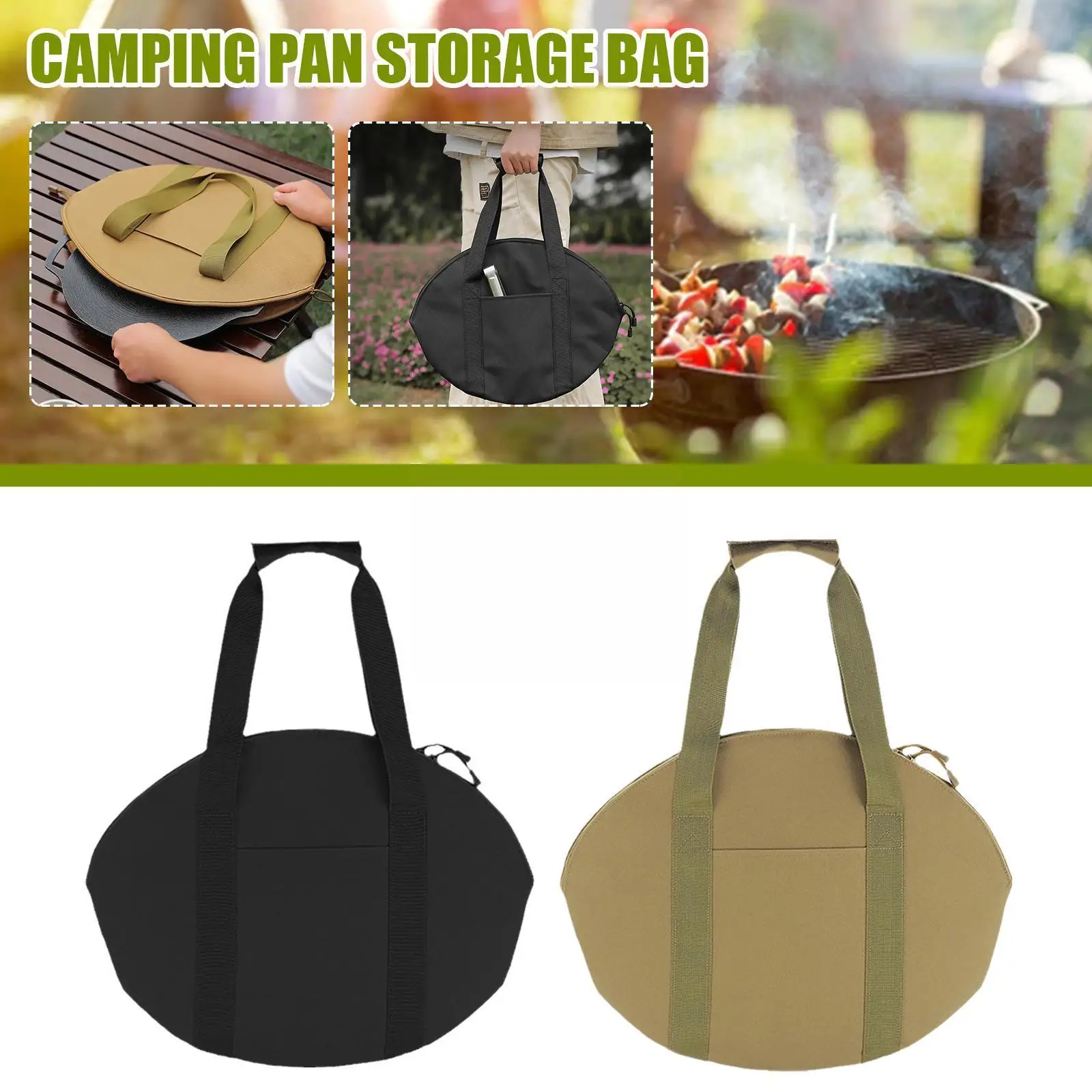 Camping Cast Iron Skillet Storage Tote Bags Cookware Iron Pot Tray Frying Pan Organizer Plate Bag Portable Barbecue O1m2
Camping Cast Iron Skillet Storage Tote Bags Cookware Iron Pot Tray Frying Pan Organizer Plate Bag Portable Barbecue O1m2