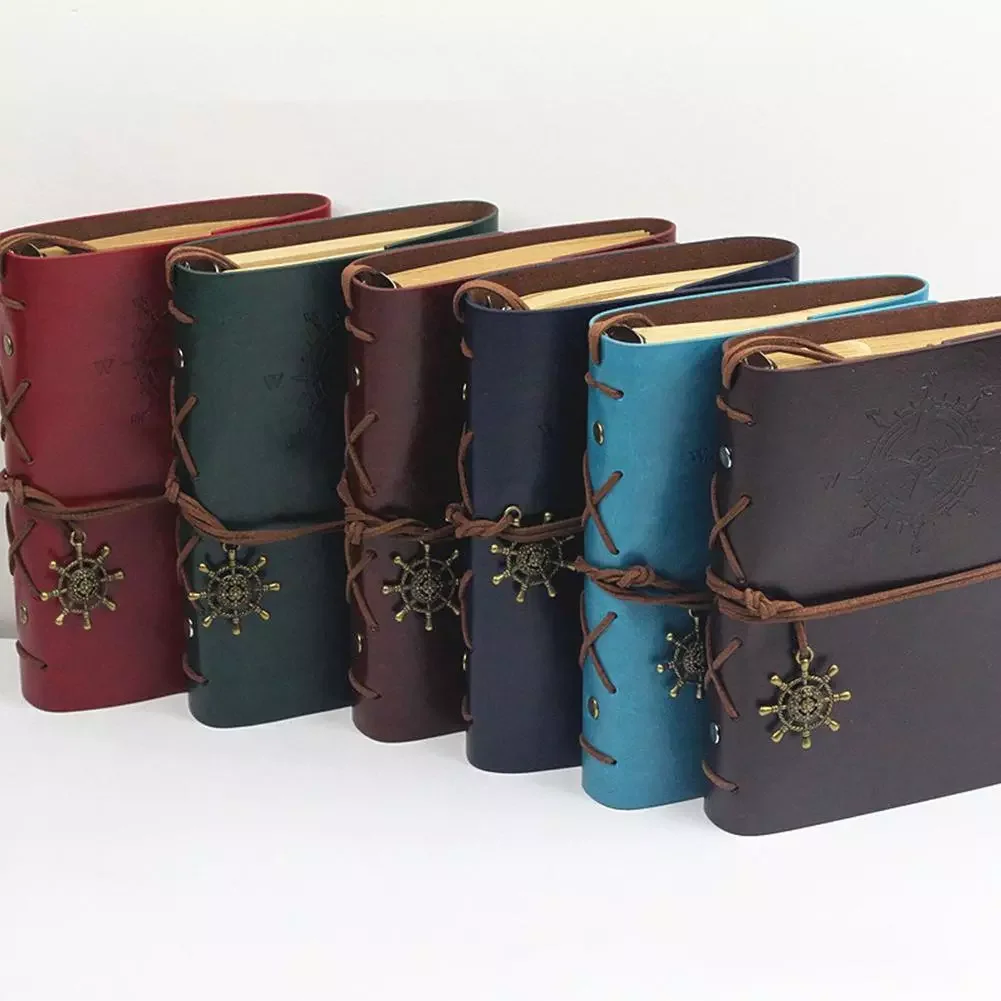 Retro Spiral Notepad Diary Notebook Vintage Pirate Anchors PU Leather Note Book for Traveler Journal Notebooks Stationery Gift
Retro Spiral Notepad Diary Notebook Vintage Pirate Anchors PU Leather Note Book for Traveler Journal Notebooks Stationery Gift