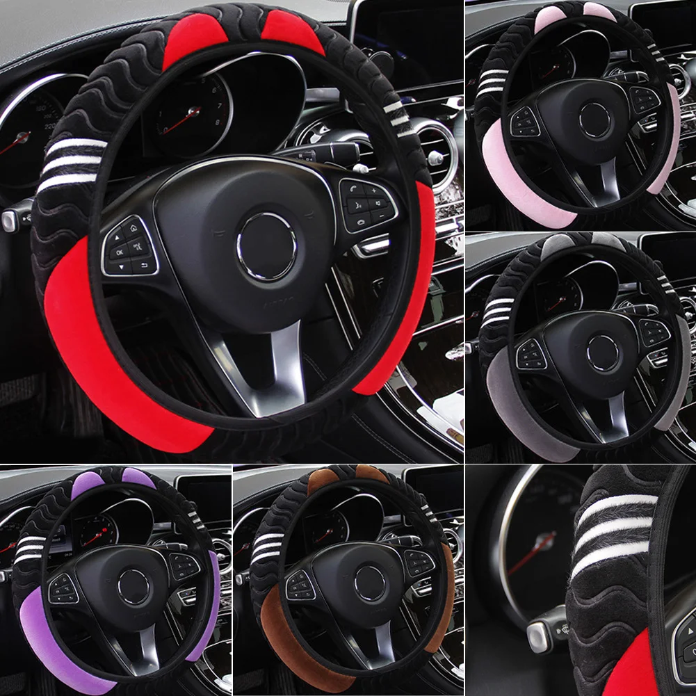 15" 38cm Car Steering Wheel Cover Plush Little Monster Elastic Warm Anti-slip Wheel Cover Car Styling Car Decorate Accessories
15" 38cm Car Steering Wheel Cover Plush Little Monster Elastic Warm Anti-slip Wheel Cover Car Styling Car Decorate Accessories