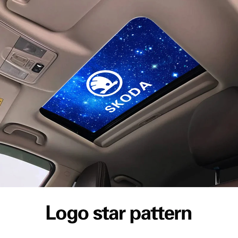 Suitable for Skoda Octavia A7 Kodiaq Karoq Fabia Superb Starry Sky Roof sunroof color changing film protective film car sticker
Suitable for Skoda Octavia A7 Kodiaq Karoq Fabia Superb Starry Sky Roof sunroof color changing film protective film car sticker