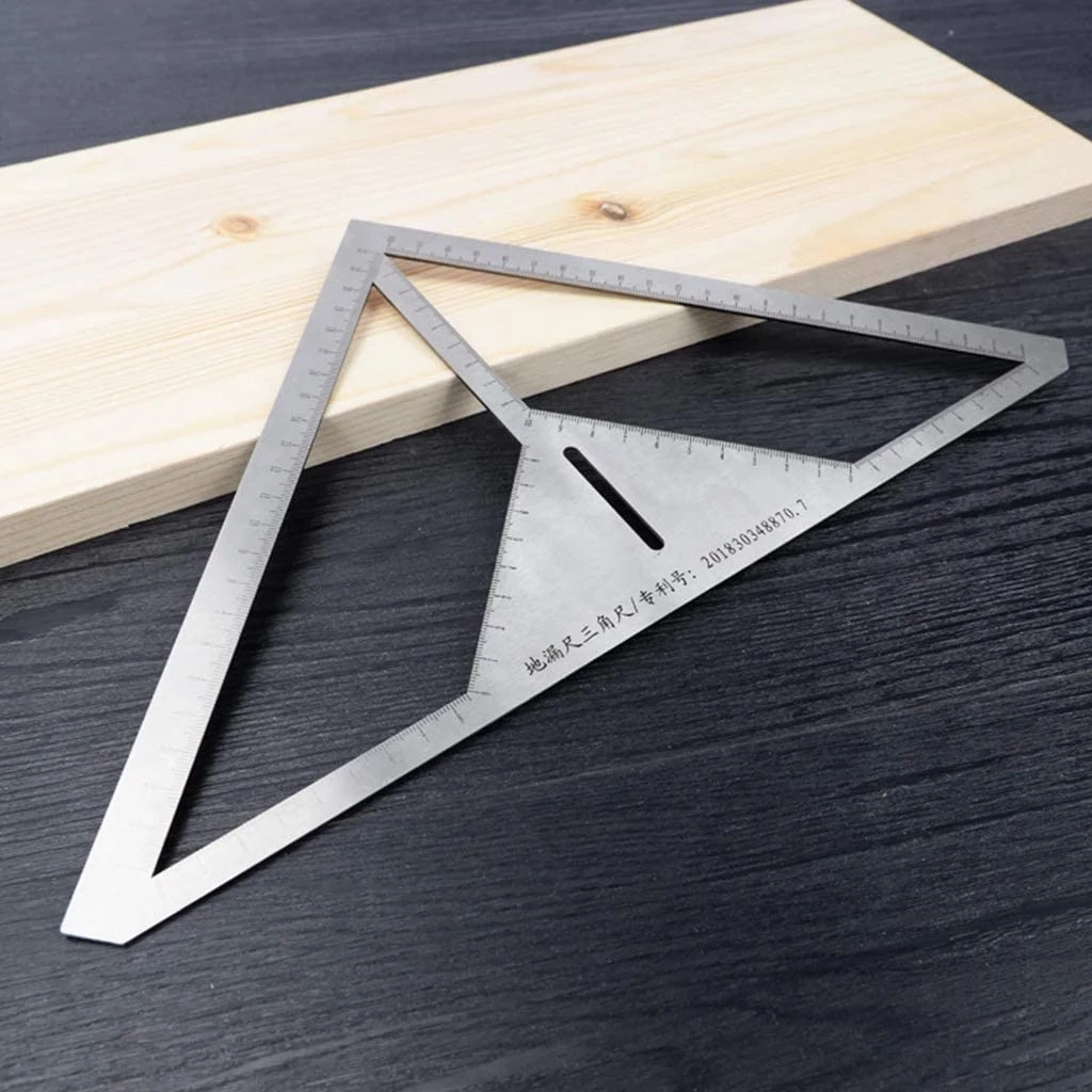Multifunction Thicken Floor Drain Ruler Stainless Steel Tile Triangle Ruler Multiple Pattern Bricklayer Household Measuring Tool
Multifunction Thicken Floor Drain Ruler Stainless Steel Tile Triangle Ruler Multiple Pattern Bricklayer Household Measuring Tool