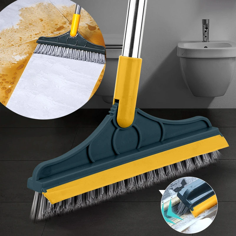 2 In 1 Floor Scrub Brush Cleaning Brush Long Handle Removable Wiper Magic Broom Brush Squeegee Tile Bathroom Cleaning Tools
2 In 1 Floor Scrub Brush Cleaning Brush Long Handle Removable Wiper Magic Broom Brush Squeegee Tile Bathroom Cleaning Tools