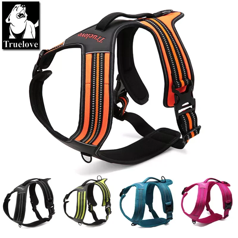 Truelove Sport Nylon Reflective No Pull Dog Harness Outdoor Adventure Pet Vest with Handle xs to xl 5 colors in stock factory
Truelove Sport Nylon Reflective No Pull Dog Harness Outdoor Adventure Pet Vest with Handle xs to xl 5 colors in stock factory