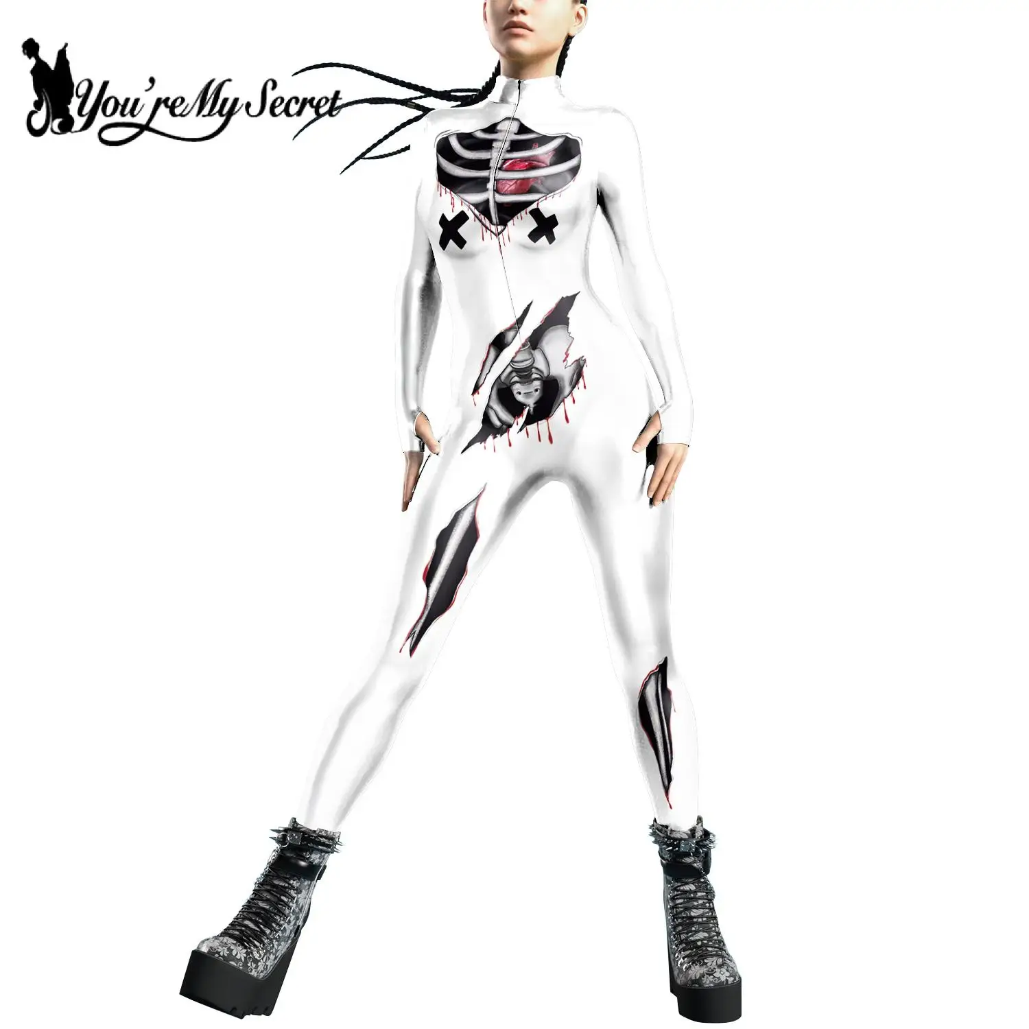 Женский комбинезон с принтом «You Are My Secret»
Женский комбинезон с принтом «You Are My Secret»