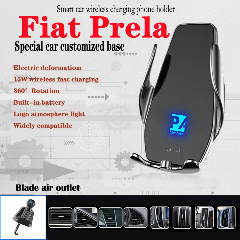 Car Cell Mobile Phone Holder Wireless Charger 15W Mount For Fiat Prela 2005 2006 2007
Car Cell Mobile Phone Holder Wireless Charger 15W Mount For Fiat Prela 2005 2006 2007