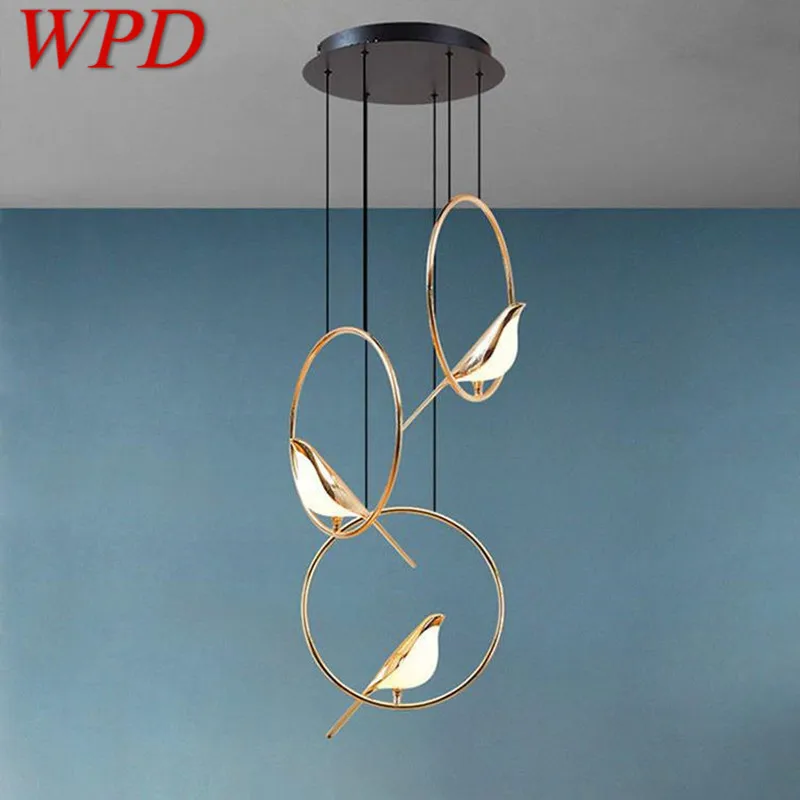 WPD Nordic Pendant Lamp Postmodern Vintage Round LED Bird Light Creative Design Decor For Home Study Dining Room Bedroom
WPD Nordic Pendant Lamp Postmodern Vintage Round LED Bird Light Creative Design Decor For Home Study Dining Room Bedroom