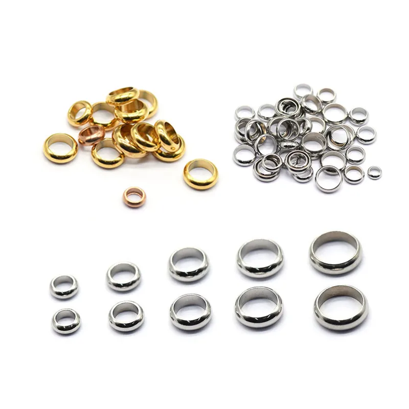 500pcs 2 2.5 3 3.5mm Stainless Steel Round Crimp End Stopper Spacer Beads Loose Big Hole Beads For Diy Bracelet Jewelry Making
500pcs 2 2.5 3 3.5mm Stainless Steel Round Crimp End Stopper Spacer Beads Loose Big Hole Beads For Diy Bracelet Jewelry Making