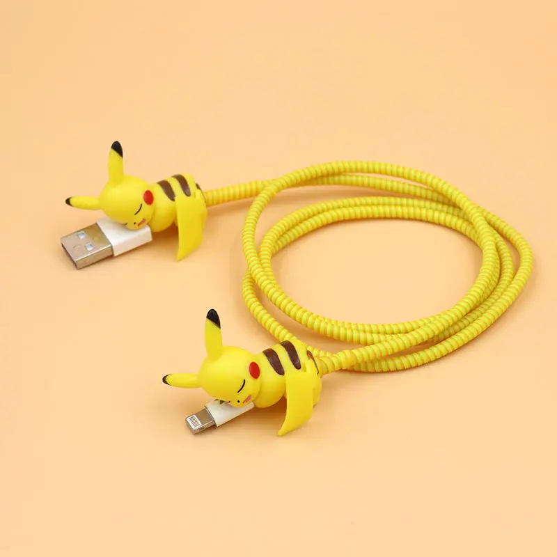 Bandai Pokemon Cable Protector Cartoon Style Universal USB Charger Cord Data Cable Cover Plating Protection Winder Organizer
Bandai Pokemon Cable Protector Cartoon Style Universal USB Charger Cord Data Cable Cover Plating Protection Winder Organizer