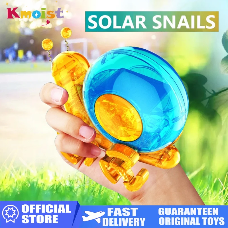 

DIY STEAM Assembled Mechanical Solar Power Snail Children's Educational Toys By Science and Technology Toys for Boys Xmas Gifts