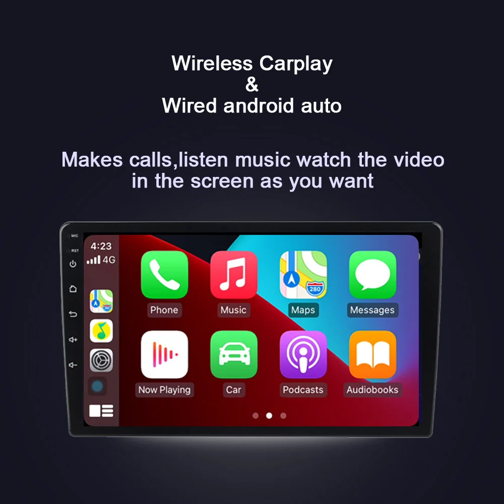 Автомобильный DVD-плеер Carplay 360 дюйма Android 12 3 6 ГБ + 10 0 GPS Wi-Fi Bluetooth радио для Toyota Land Cruiser