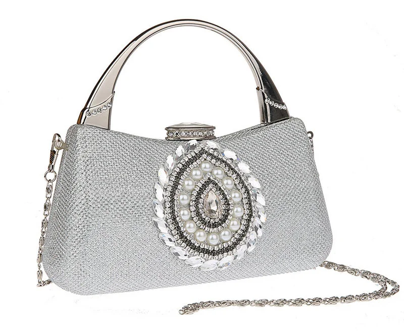Silver Chinese Women Bag Bridal Wedding Evening Bag Clutch Handbag Party Purse Makeup Bag Fashion F918-2
Silver Chinese Women Bag Bridal Wedding Evening Bag Clutch Handbag Party Purse Makeup Bag Fashion F918-2