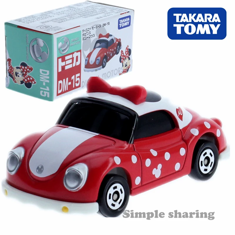 Takara Tomy Tomica Pixar Disney Motors DM-15 Минни Маус автомобиль литый под давлением миниатюрный набор моделей жуков забавные Аниме фигурки Детские игрушки
Takara Tomy Tomica Pixar Disney Motors DM-15 Минни Маус автомобиль литый под давлением миниатюрный набор моделей жуков забавные Аниме фигурки Детские игрушки