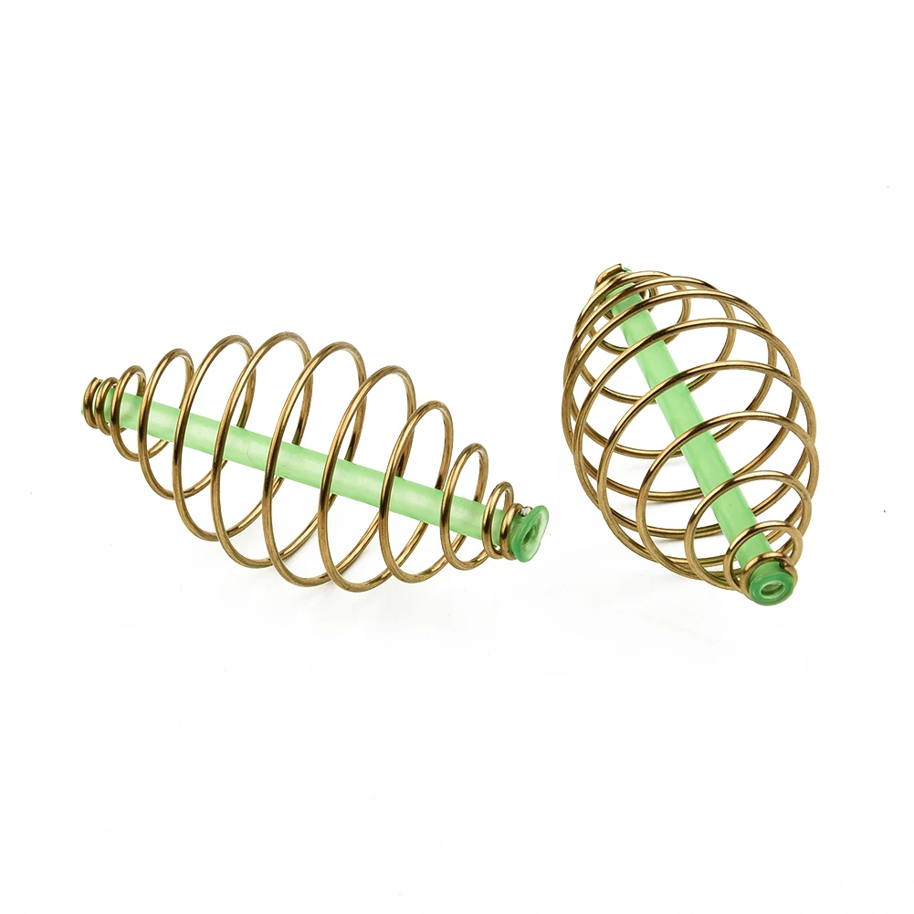 Cage Feeder Bait Cage Terminal Tackle Gold+Black Spring Feeder Stainless Steel + Plastic Terminal Tackle High Quality
Cage Feeder Bait Cage Terminal Tackle Gold+Black Spring Feeder Stainless Steel + Plastic Terminal Tackle High Quality