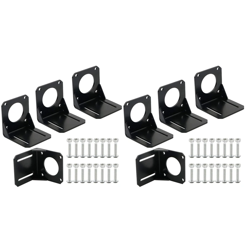 8Pcs 57 Stepper Motor For Nema 23 Fixed Seat, Nema 23 Stepper Motor Steel Mounting Bracket,With Mounting Screws
8Pcs 57 Stepper Motor For Nema 23 Fixed Seat, Nema 23 Stepper Motor Steel Mounting Bracket,With Mounting Screws