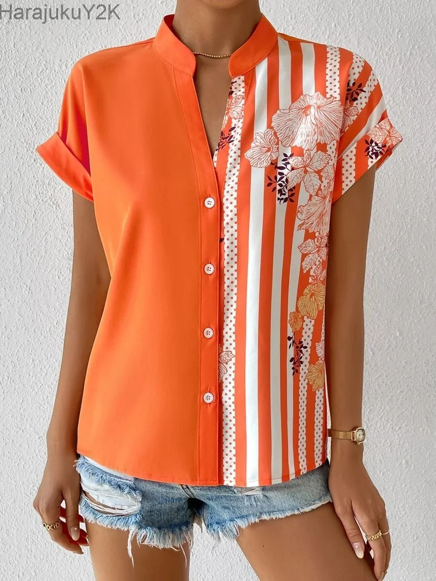 2023 New Fashion Print Women Blouses Long Sleeve Turn-down Collar Chiffon Blouse Shirt Casual Tops Plus Size Elegant Work Shirt
2023 New Fashion Print Women Blouses Long Sleeve Turn-down Collar Chiffon Blouse Shirt Casual Tops Plus Size Elegant Work Shirt