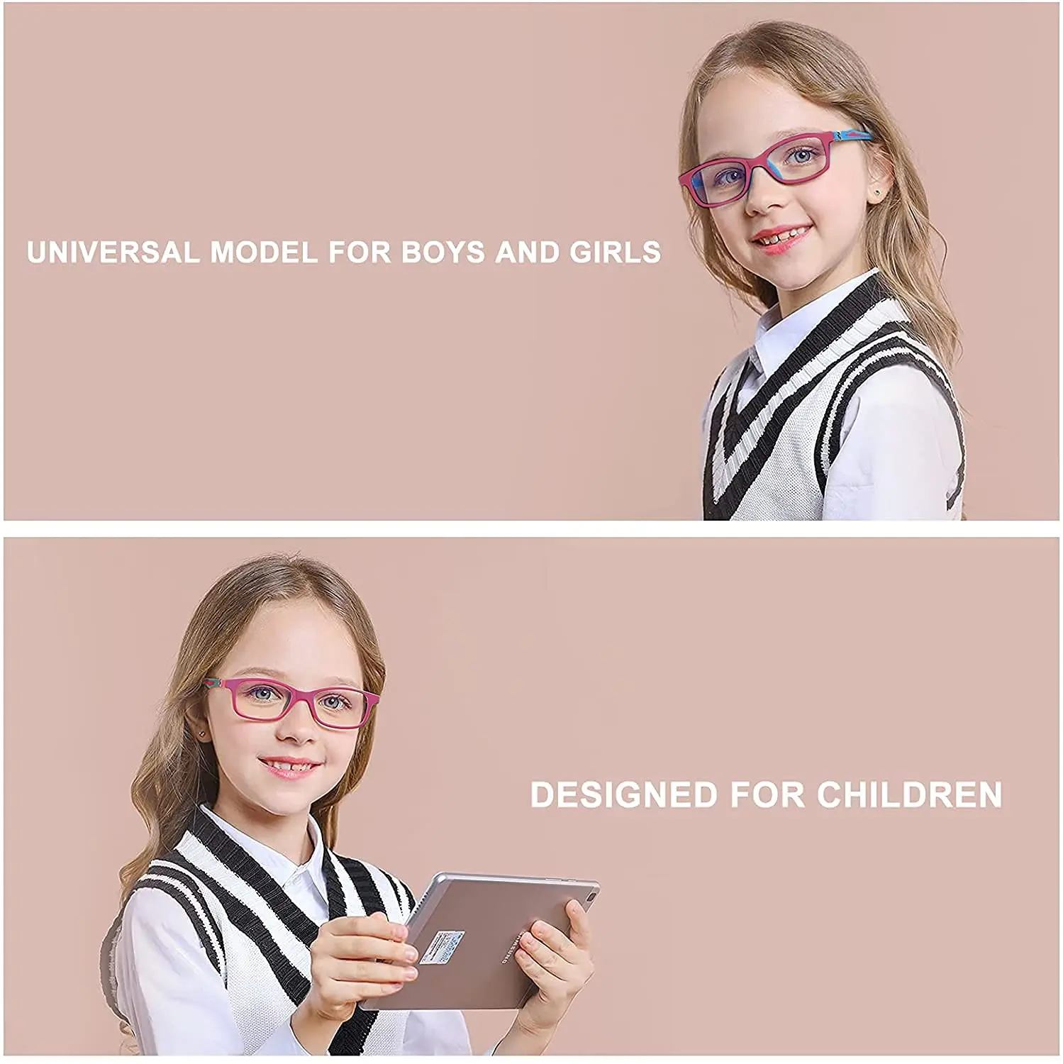 360° Hinges CR39 Computer Kids Blue Light Blocking Glasses for 3-14y Boys Girls TV/Tablet Radiation Protection Silicon Eyewear
360° Hinges CR39 Computer Kids Blue Light Blocking Glasses for 3-14y Boys Girls TV/Tablet Radiation Protection Silicon Eyewear