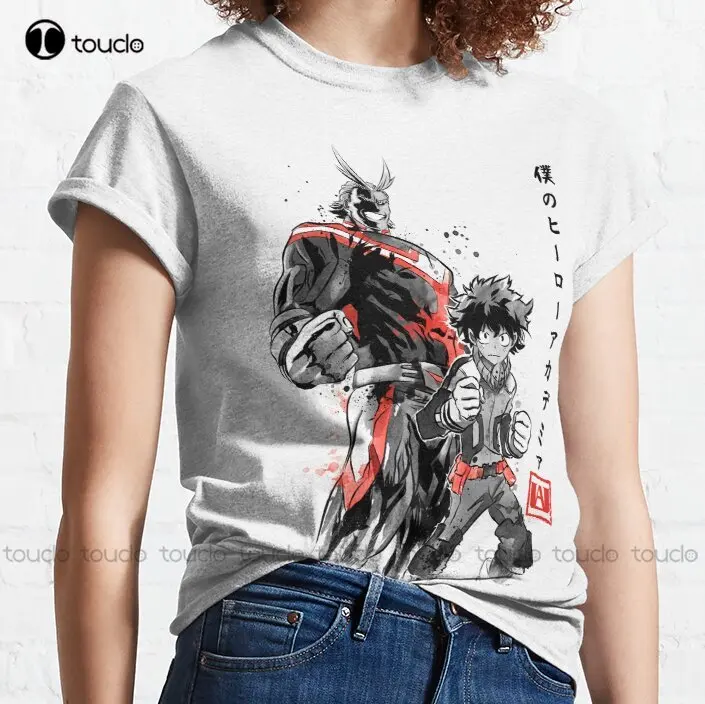 

New Hero Academia Sumi-E Classic T-Shirt Men Workout Shirt S-3Xl Unisex