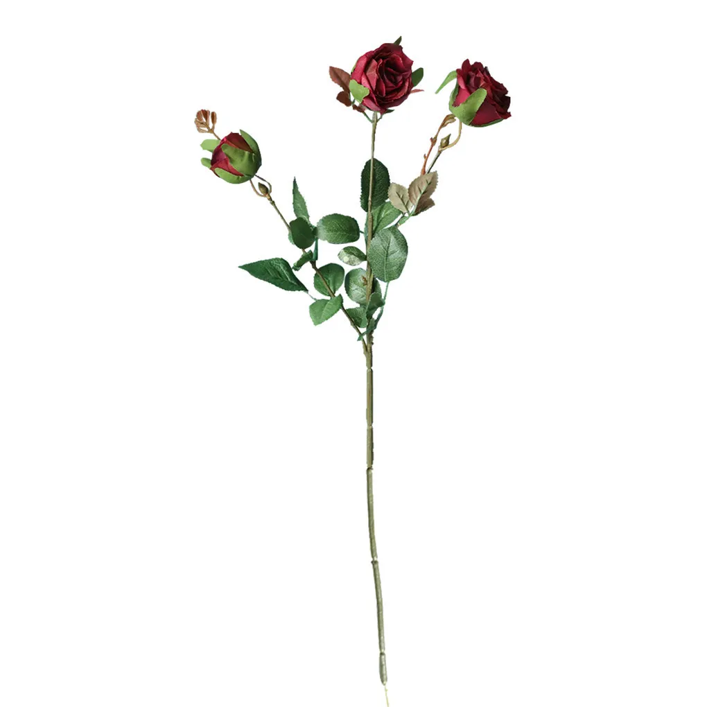 3-head Artificial Rose Flower Bouquet Simulation Rose Silk Floral Decor Fake Flower
3-head Artificial Rose Flower Bouquet Simulation Rose Silk Floral Decor Fake Flower