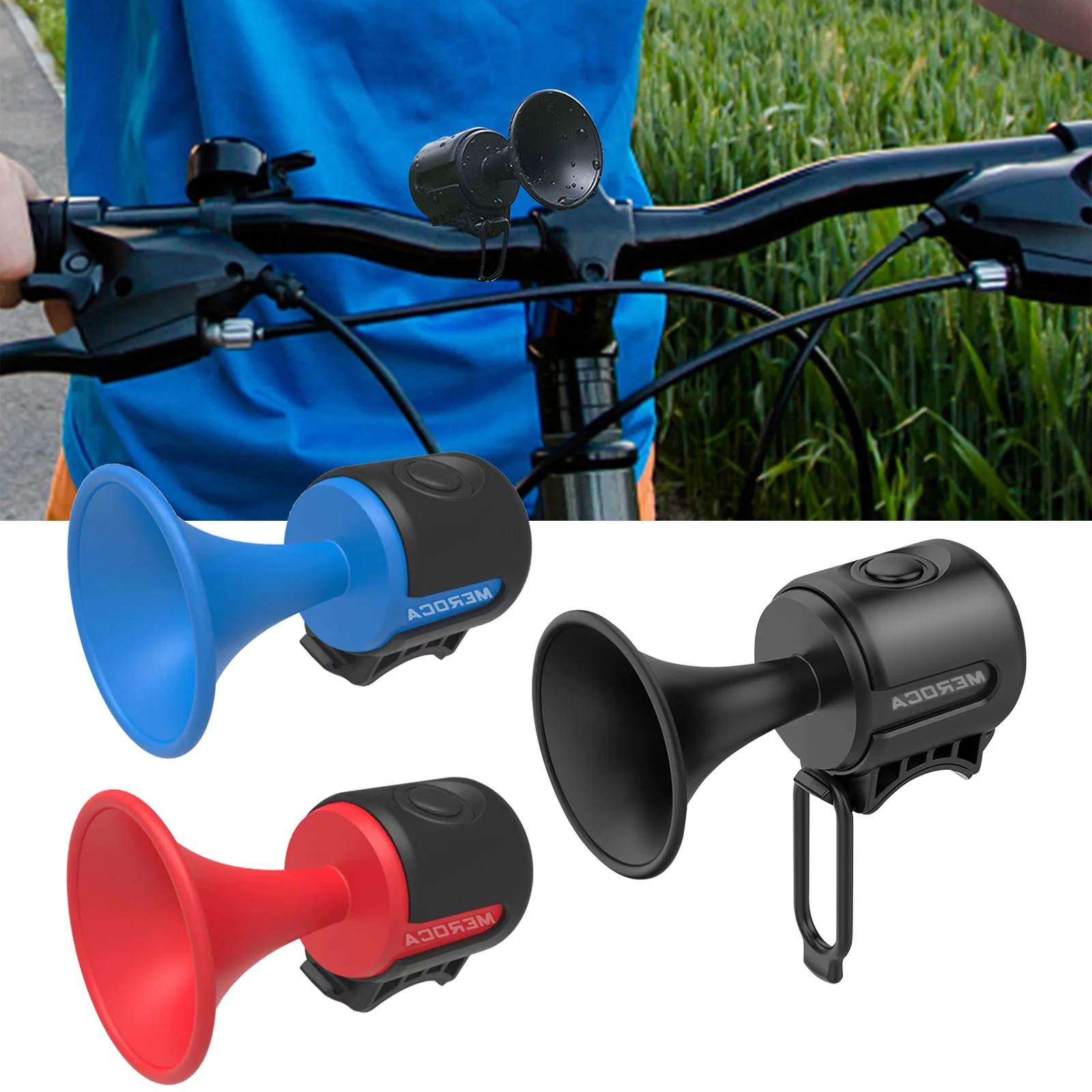 Electric Bike Bell 120dB MiniBicycle Horn Battery Powered Waterproof Bike Horn Electric Scooter Horn 38x38x60mm/ 1.5x1.5x2.4in
Electric Bike Bell 120dB MiniBicycle Horn Battery Powered Waterproof Bike Horn Electric Scooter Horn 38x38x60mm/ 1.5x1.5x2.4in
