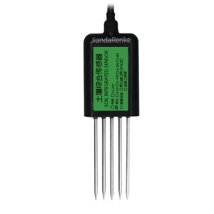 RS485 TDR 7 in 1 soil sensor EC PH NPK Temperature moisture soil integrated sensor 
RS485 TDR 7 in 1 soil sensor EC PH NPK Temperature moisture soil integrated sensor